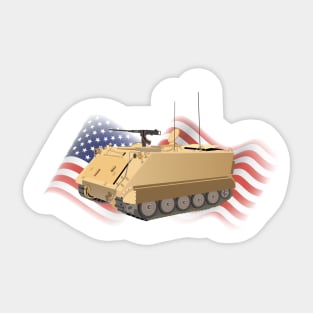 Patriotic Military APC M113 Sticker